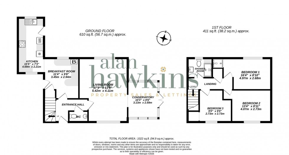 Floorplan for High Mead, Royal Wootton Bassett
