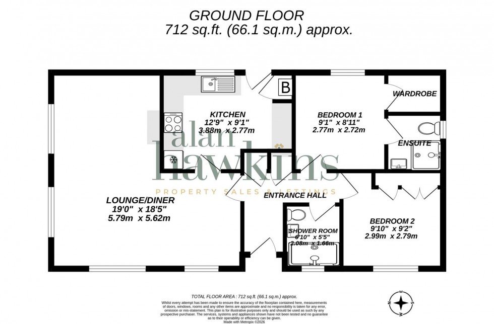 Floorplan for Hook Street, Royal Wootton Bassett