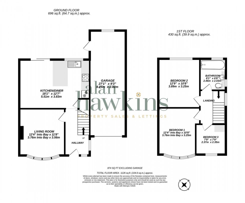 Floorplan for Longleaze, Royal Wootton Bassett SN4 8