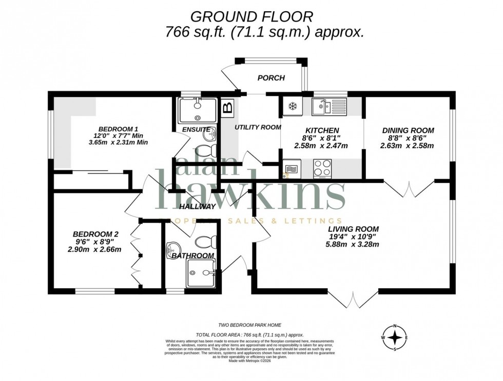 Floorplan for Church Park, Bradenstoke SN15 4
