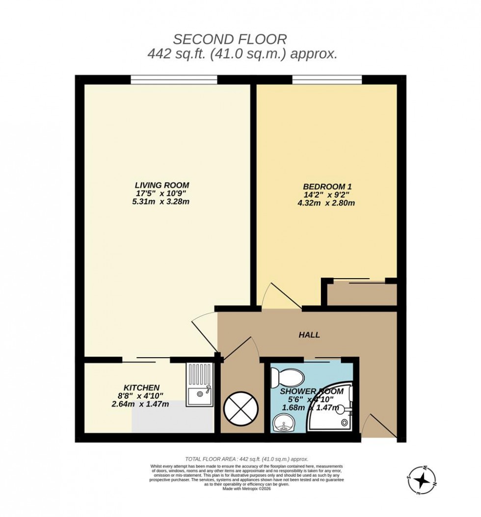 Floorplan for Wesley Court, Royal Wootton Bassett SN4 8