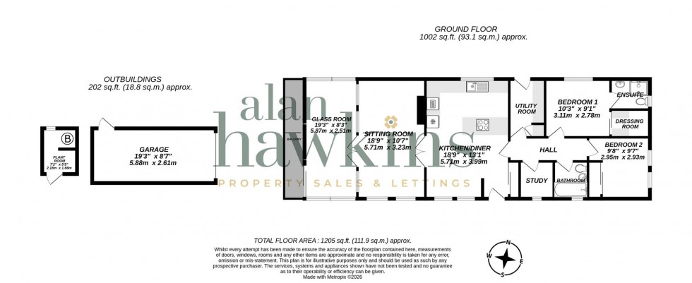 Floorplan for Lillybrook Estate, Lyneham SN15 5