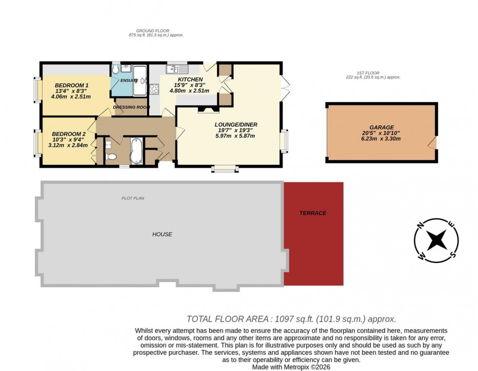 Floorplan for Lillybrook Estate, Lyneham, Chippenham