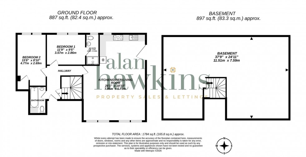 Floorplan for Daisy Brook, Royal Wootton Bassett