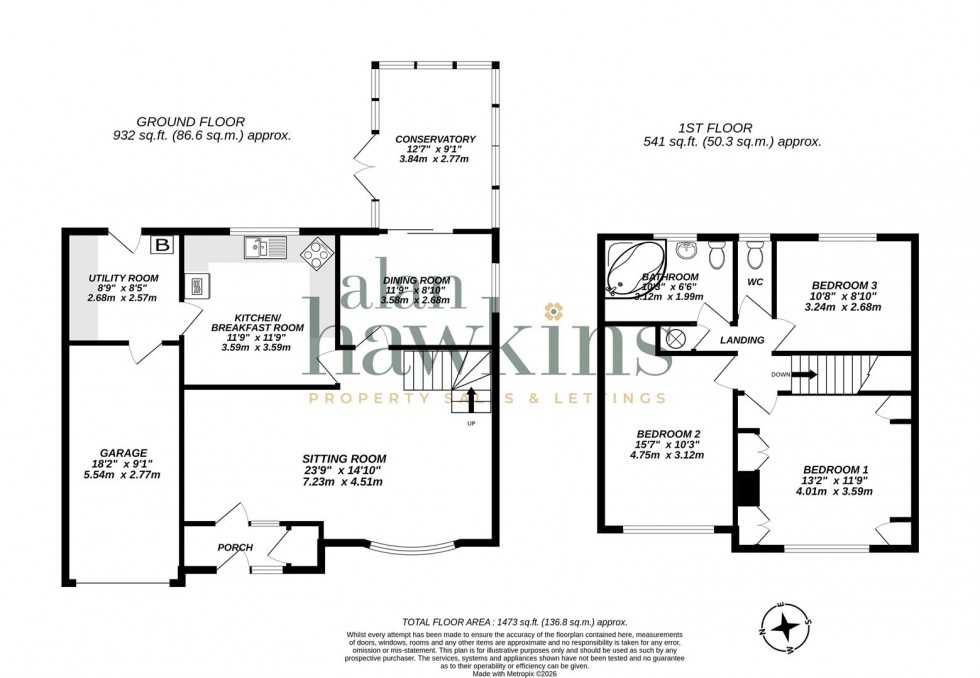 Floorplan for Restrop View, Purton