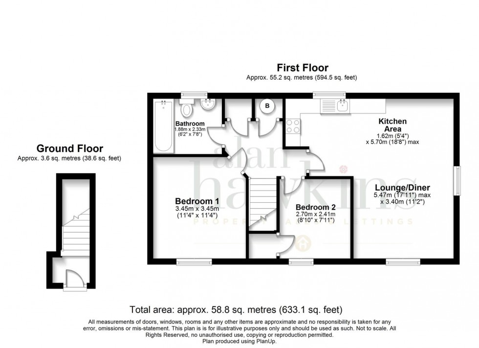 Floorplan for Doulton Close, Swindon