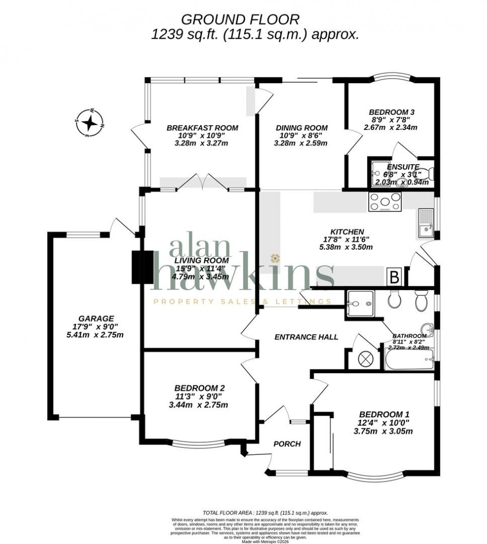 Floorplan for Callows Cross, Brinkworth SN15 5