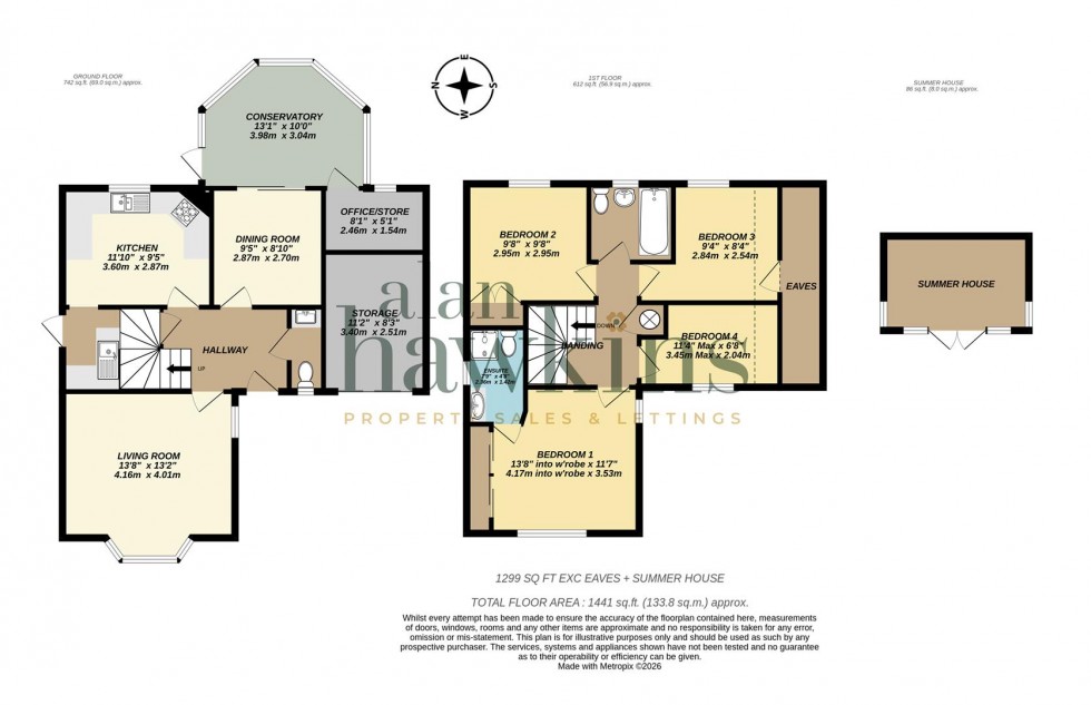 Floorplan for Tower Road, Peatmoor, Swindon