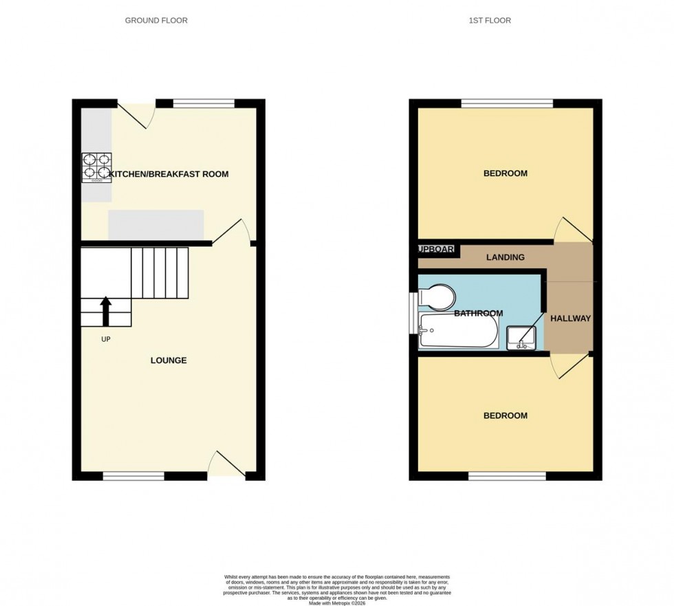 Floorplan for Tamworth Drive, Shaw, Swindon