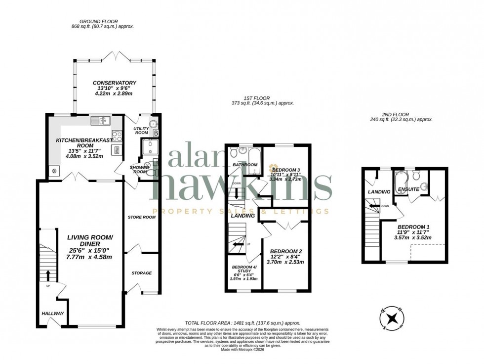 Floorplan for Westbury Park, Royal Wootton Bassett