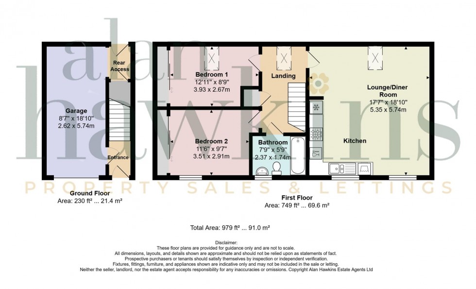 Floorplan for Buxton Way, Royal Wootton Bassett SN4