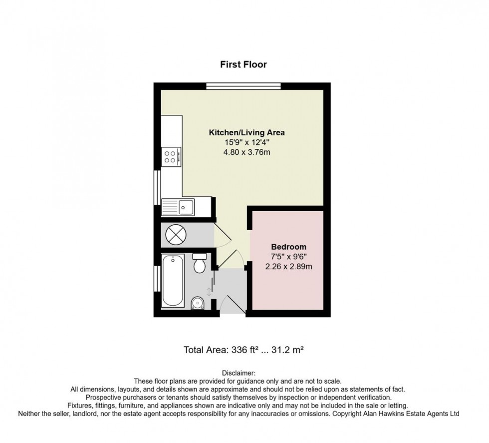 Floorplan for Shakespeare Road, Royal Wootton Bassett, Swindon
