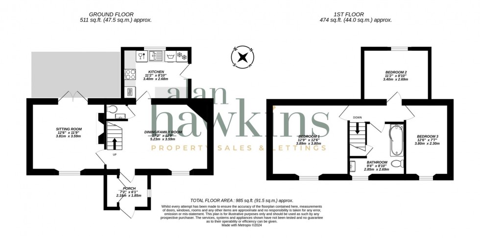 Floorplan for The Green, Lyneham SN15