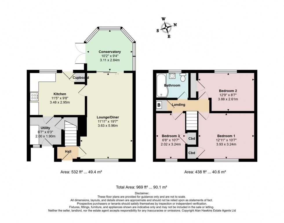 Floorplan for Comet Close, Lyneham