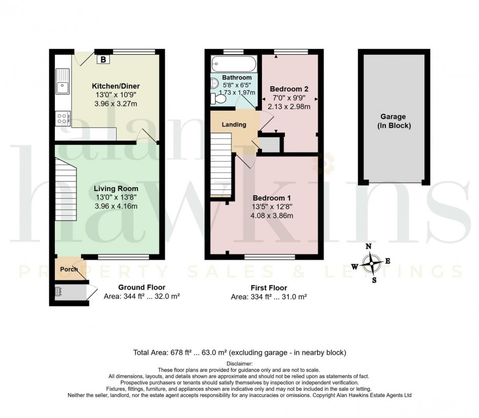 Floorplan for Briars Close, Royal Wootton Bassett SN4 7